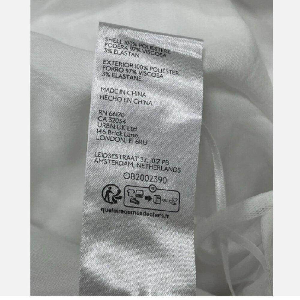 Brand New Anthropologie BHLDN V-Neck Tulle Rosette Mini Dress - Picture 11 of 12